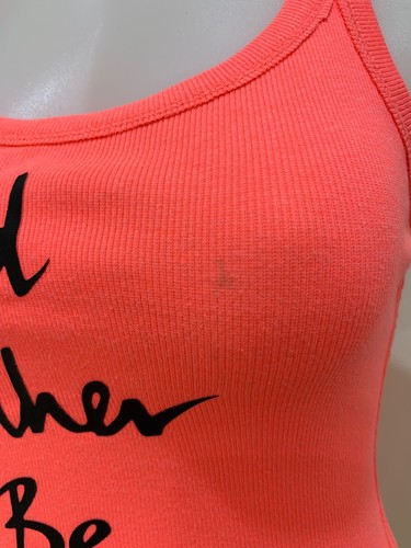 Lorna Jane 'I'd Rather Be Dancing' Racerback Ribbed Tank, Size XS, EUC - Picture 3 of 9