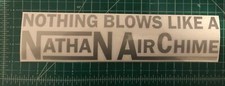 Nothing Blows Like A Nathan Airchime Vinyl Decal - Railroad Train Horn Nothing Blows Like A Nathan Airchime Vinyl Decal - Railroad Train Horn