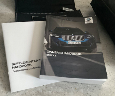 BMW X3 OWNERS MANUAL HANDBOOK - FREE NEXT DAY DELIVERY | eBay UK