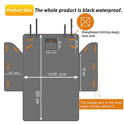 Alfheim Car Boot Liner Protector Nonslip Waterproof Pet Dog Back Seat