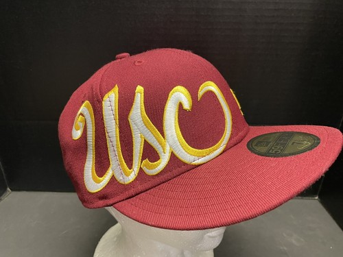 USC Trojans Cardinal Gold Rot Gelb New Era 59Fifty Fitted Baseball Cap 7 1/4 - Bild 4 von 11