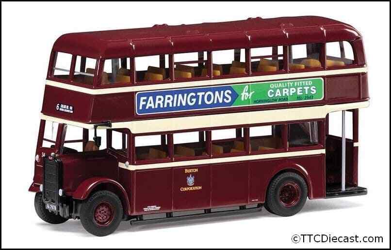 Corgi OM43917B Guy Arab II, Burton Corporation,  6 Calais Road