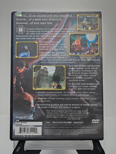 Dark Cloud (Greatest Hits) - Sony Playstation 2 PS2 (2001) - CIB PRISTINE - Picture 2 of 7
