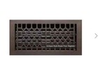 ANT614-BP Antique Style Solid Bronze Vent Cover with Louvers 6 x 14 - Bronze