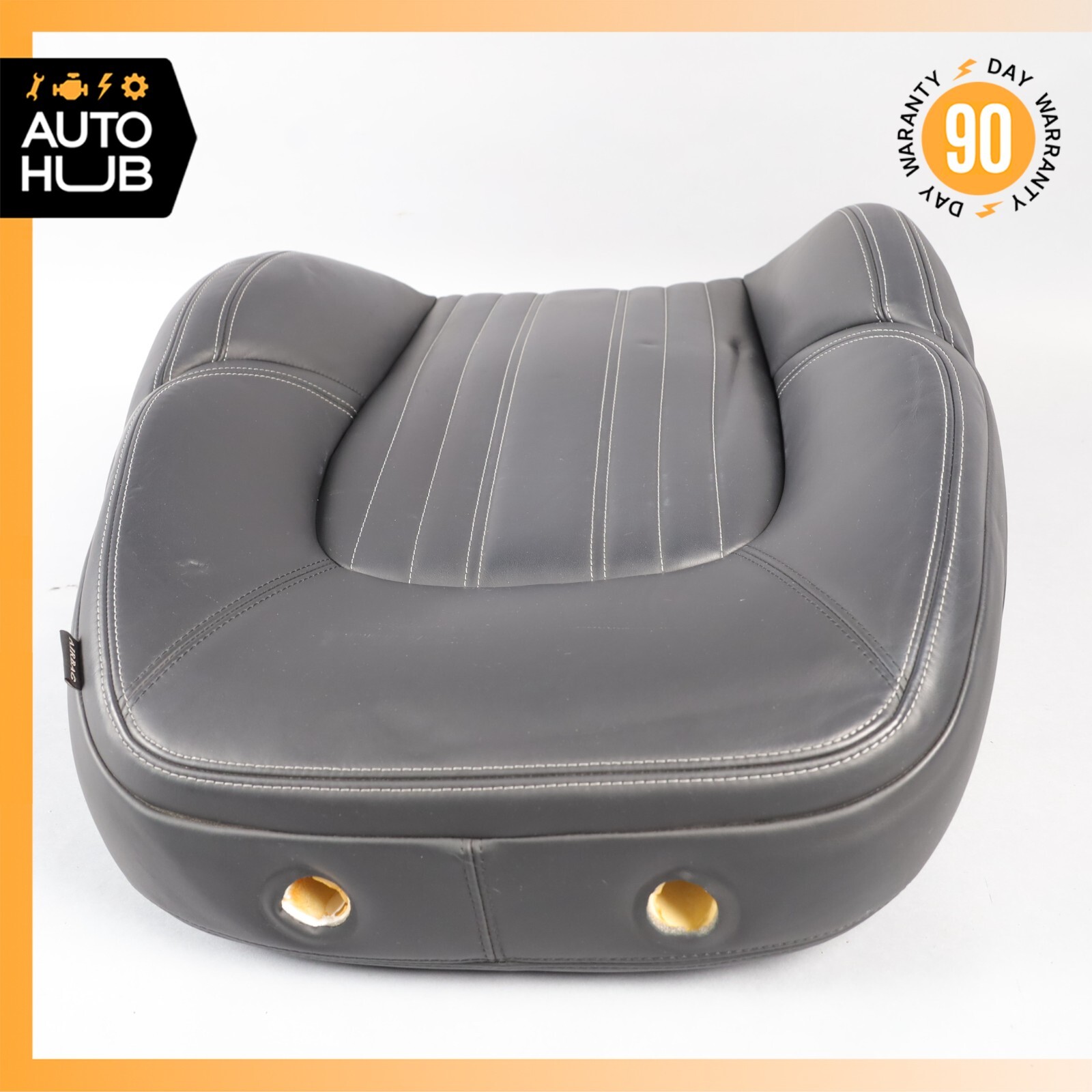 14-17 Maserati Ghibli M157 Front Left Top Upper Seat Cushion Black OEM 75k