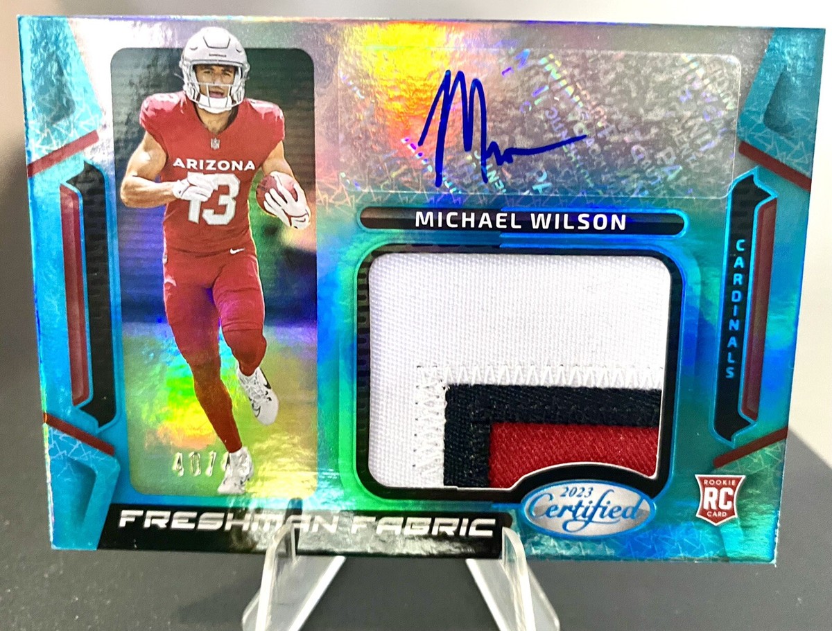 2023 PANINI Certified MICHAEL WILSON Freshman Fabric Teal Sp