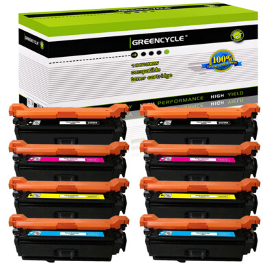 8× CE250A-253A Toner Cartridge fit for HP Color LaserJet CM3530 CM3530fs Printer