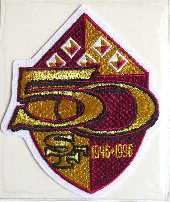 SAN FRANCISCO 49ERS ~ 50th ANNIVERSARY NFL TEAM PATCH ONLY SAN FRANCISCO 49ERS ~ 50th ANNIVERSARY NFL TEAM PATCH ONLY