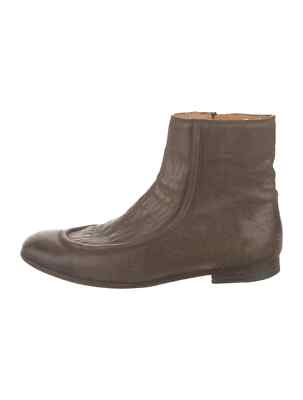 Gucci Boots Men's Brown  Leather Vintage Size 9  *RARE*