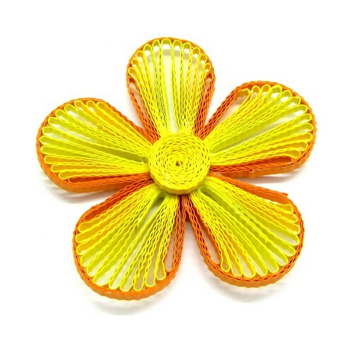 1 Fleur en papier Quilling Fait main _ CHOIX COULEUR _ Scrap carterie embellis - Picture 5 of 7