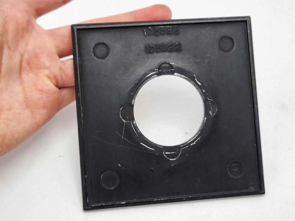 Placa de lente con orificio Calumet 105822 4x4 39,3 mm para cámara Graflex View I y II 4x5 Foto 4 de 4