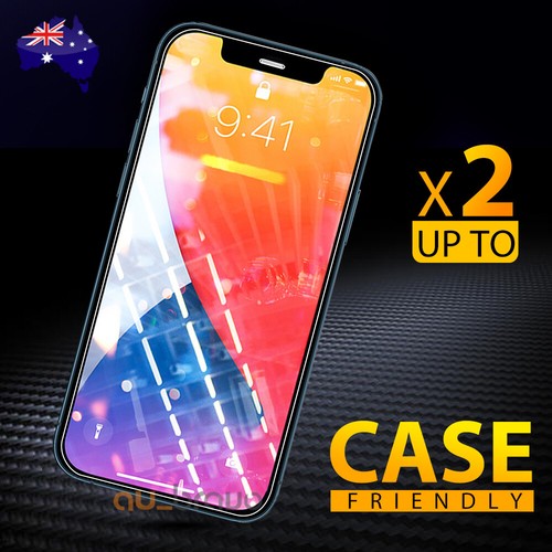 For iPhone 16 15 14 13 12 11 Pro XS Max XR Plus Tempered Glass Screen Protector - Picture 2 of 12