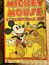 VTG COLORFORMS, "MICKEY MOUSE COLORFORMS SET" 465, NEVER PLAYED WITH, W D PRODU