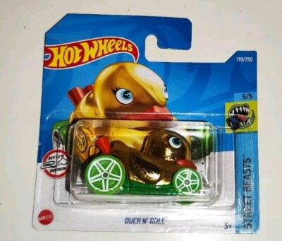 Hot Wheels Duck'n Roll Treasure Hunt Gold Ente Street Beasts