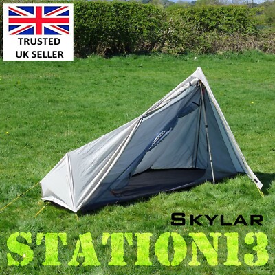 Ultraleichtes Backpacking Zelt - nur 824g STATION13 Skylar, 1 Personen Zelt - NEU!
