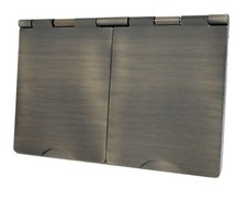 G&H 13 Amp Floor Sockets Single Double Steel Chrome Brass Bronze Satin