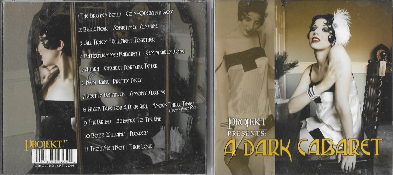 Projekt Presents: a Dark Cabaret by Various Artists (CD, 2005) Dresden Dolls etc