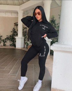 2020 Mujeres Suéter De Manga Larga Pantalones 2 un. Bodycon Mono Trajes  Club Deportivo | eBay