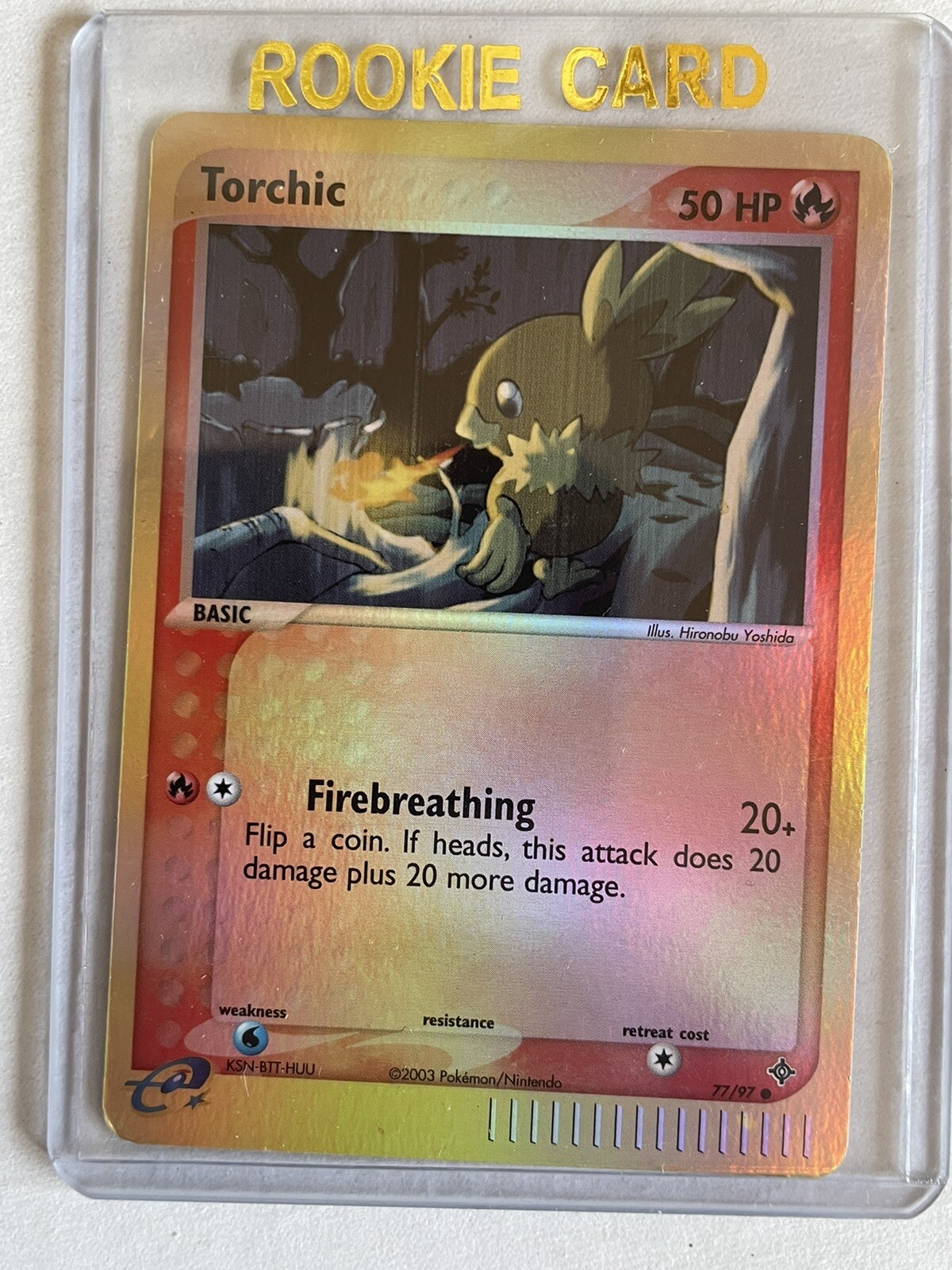 Pokémon EX Dragon Torchic 77/97 Reverse Holo Near Mint