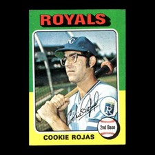 Cookie Rojas 1975 Topps Kansas City Royals #169 GM R305