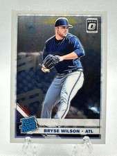 2019 Donruss Optic - #61 Rated Rookie Bryse Wilson (RC) Atlanta Braves