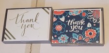New Thank You Blank Note Cards - 20 Total