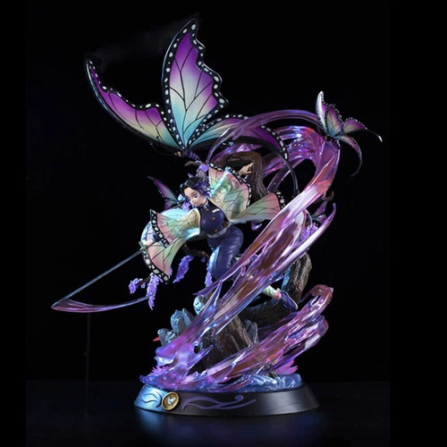 Statua Modellino Demon Slayer Kochou Shinobu PVC 36 cm Giocattolo Regalo Natale Nuovo - Foto 7 di 10