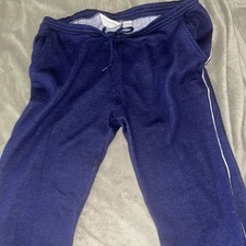 Christian Dior Vintage Sweat Pants/Joggers. Blue With A White Stripe.