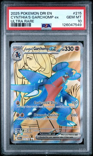 Cynthia's Garchomp ex graded PSA 10 for sale on eBay