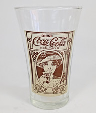 Coca Cola Archives Turn Of The Century Replica 16oz. Flair Top Glass, Tumbler.