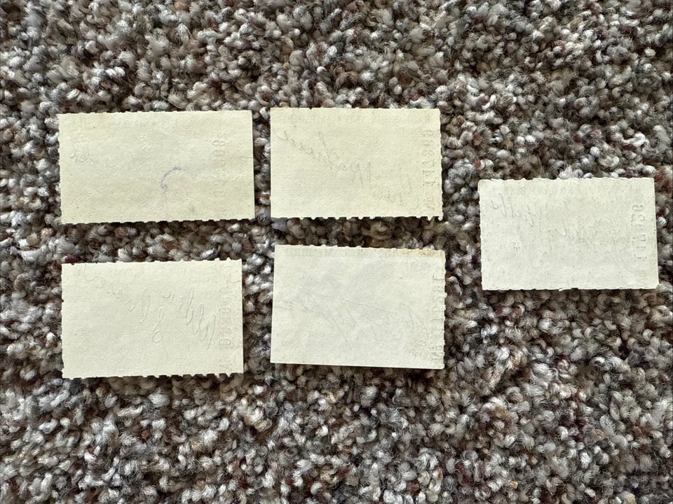 5 Different 1969-1973 Kansas Upland Game Birds License Revenue Tax Stamps - Image 2 of 4