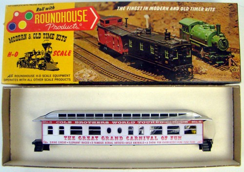 NUEVO Roundhouse 5151 Cole Bros. Kit de entrenador de negocios de circo escala HO | Zustand: New