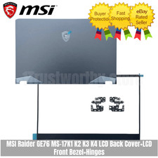 LCD Back Cover/Bezel/Hinges For MSI GE76 GP76 Raider 10UE/11UH/11UG/12UE MS-17K4