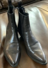Vintage Tony Lama Brown leather "Coco" Boots Cowboy Western 6.5 Short