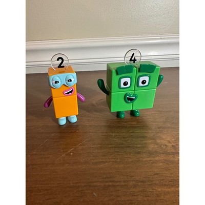 Learning Resources Numberblocks Friends Two and Four Figures Orange Green Set