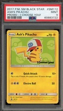 Pokemon Ash's Pikachu Sm Black Star Promo SM112 I Choose You! PSA 9 Mint on eBay