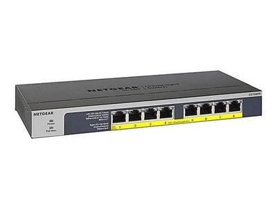 SWITCH RETE 8 PORTE 10/100/1000 GS108PP-100EUS POE