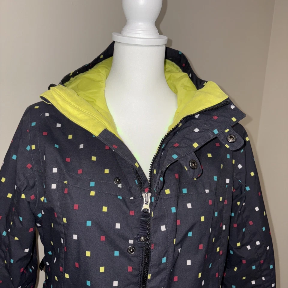 Burton Snowboard Jacket - Womens Medium - DryRide - Dots - Ski Snow Winter - Image 3 of 4