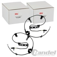2X NTY ABS-SENSOR Raddrehzahl Hinten Passend FüR Hyundai IX35 KIA Sportage