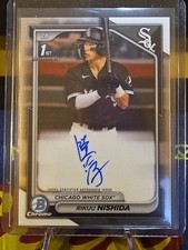 2024 Bowman Chrome Rikuu Nishida 1st Bowman Auto #CPA-RN