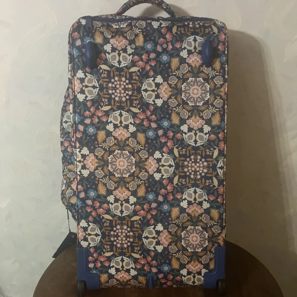 NUEVO CON ETIQUETAS Vera Bradley XL Bolso de Lona Rodante Maleta Mandala Encantado 28” Ripstop Foto 4 de 4