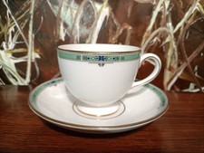 WEDGWOOD England JADE - edle Kaffeetasse mit Untertasse