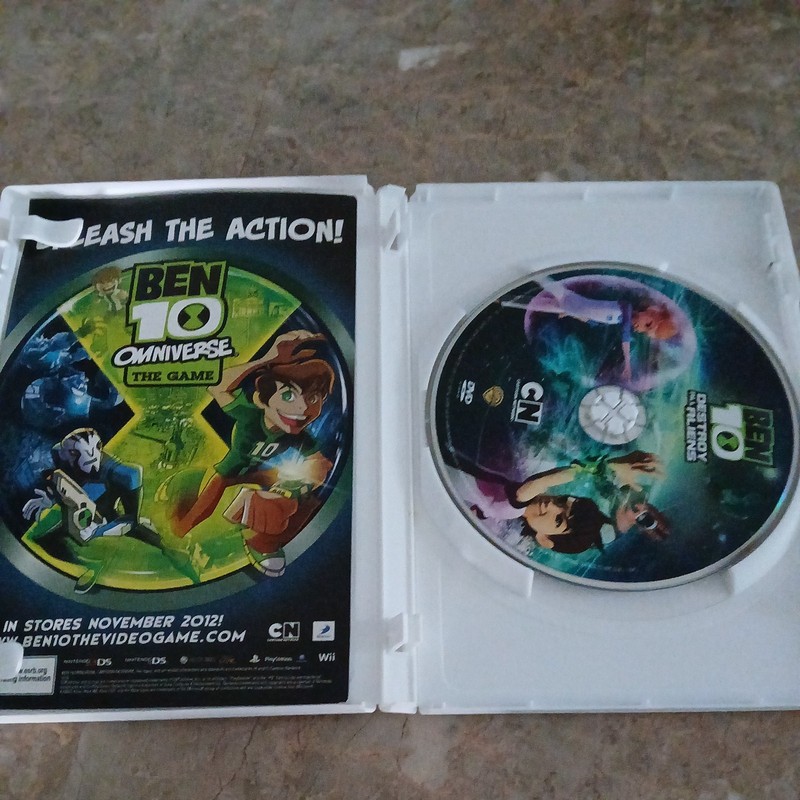 Ben 10 Destroy All Aliens Dvd Cartoon Network 2012 complete 