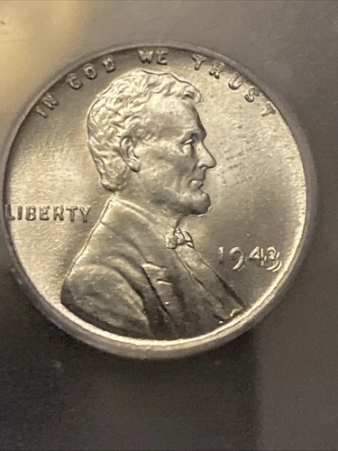 1943 Lincoln Wartime Wheat Steel Cent MS64 ICG