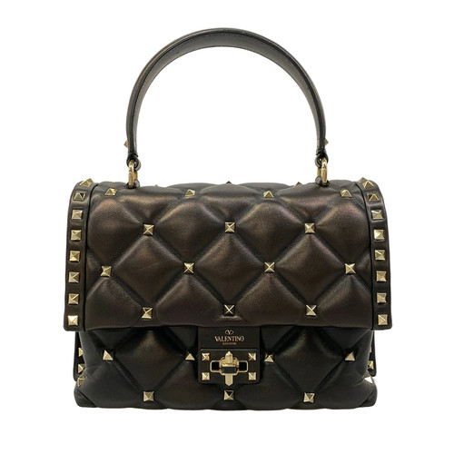 Valentino Garavani Candy Handbag Black Leather