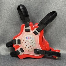 Cliff Keen Youth F5 Tornado Wrestling Headgear Translucent Red Black Straps