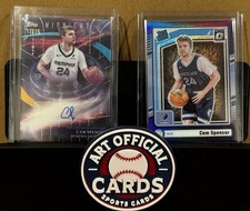 CAM SPENCER 2025-26 TOPPS MIDNIGHT STROKE OF MIDNIGHT AUTO 13/25 GRIZZLIES