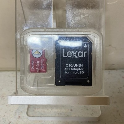 Lexar 512gb Micro SDXC- Open Box