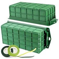 2 Pieces Floral Foam Cage Dry Blocks For Fresh Flower Arrangement Decoration