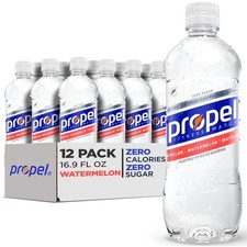  12 Pack Propel Peach Electrolytes  Vitamins Sport Water, No Sugar, 16.9 Fl Oz